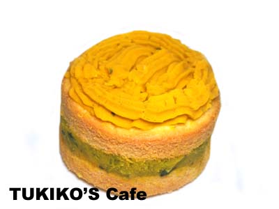 犬の米粉ケーキにかぼちゃでデコレーション 犬用ケーキレシピ月子カフェ
